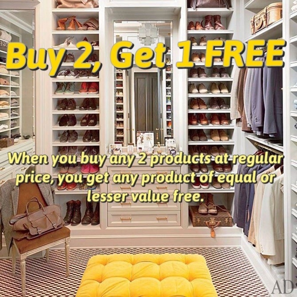 Buy 2 get 1 FREE